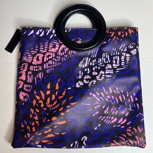 Izzy and Liv “Royal Feathers” Vegan Leather Tote